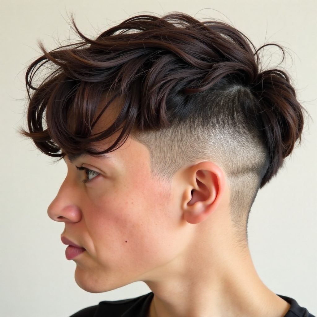 Men's Undercut with One Line