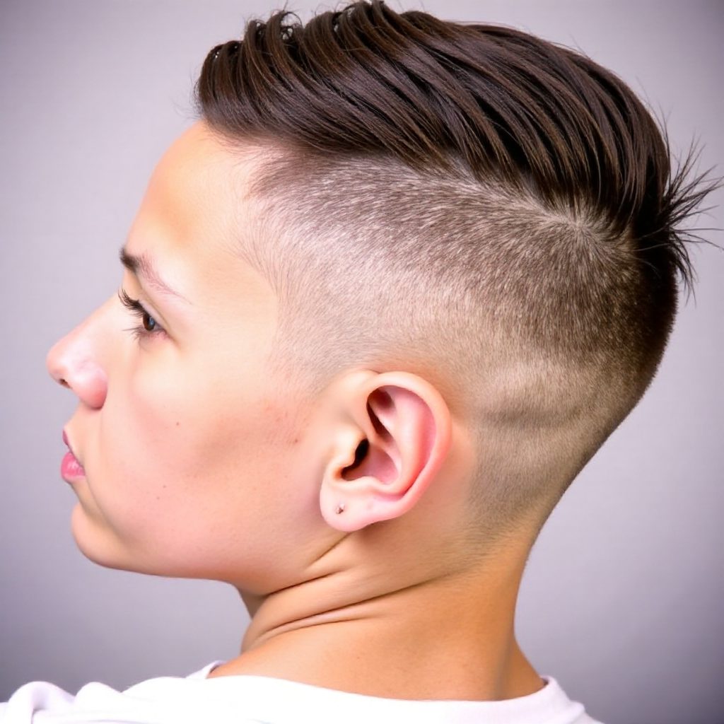 Military Cut with Hair Designs